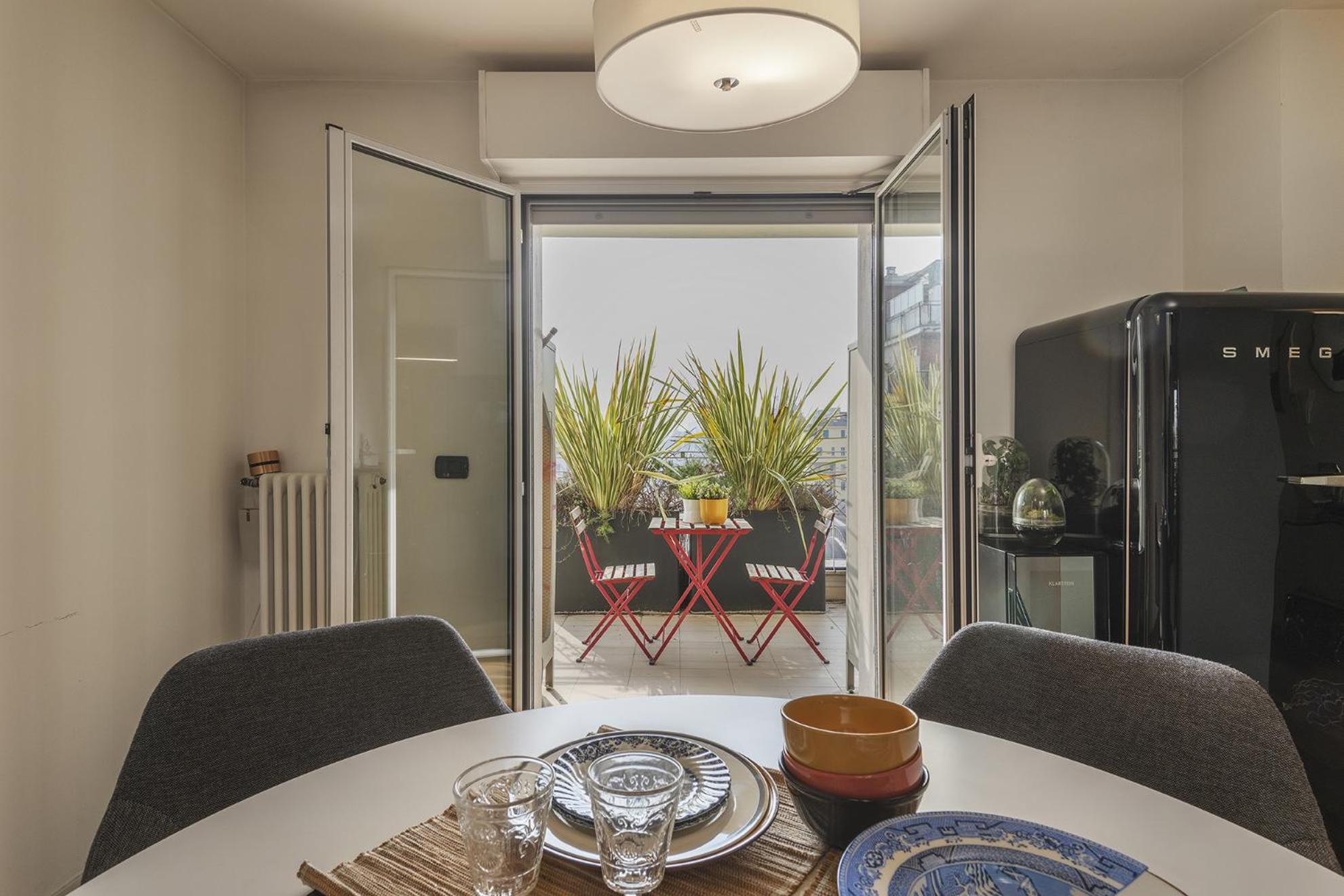 Giresio 41 - Your Penthouse With Rooftop Garden In Navigli - Wifi Appartement Milan