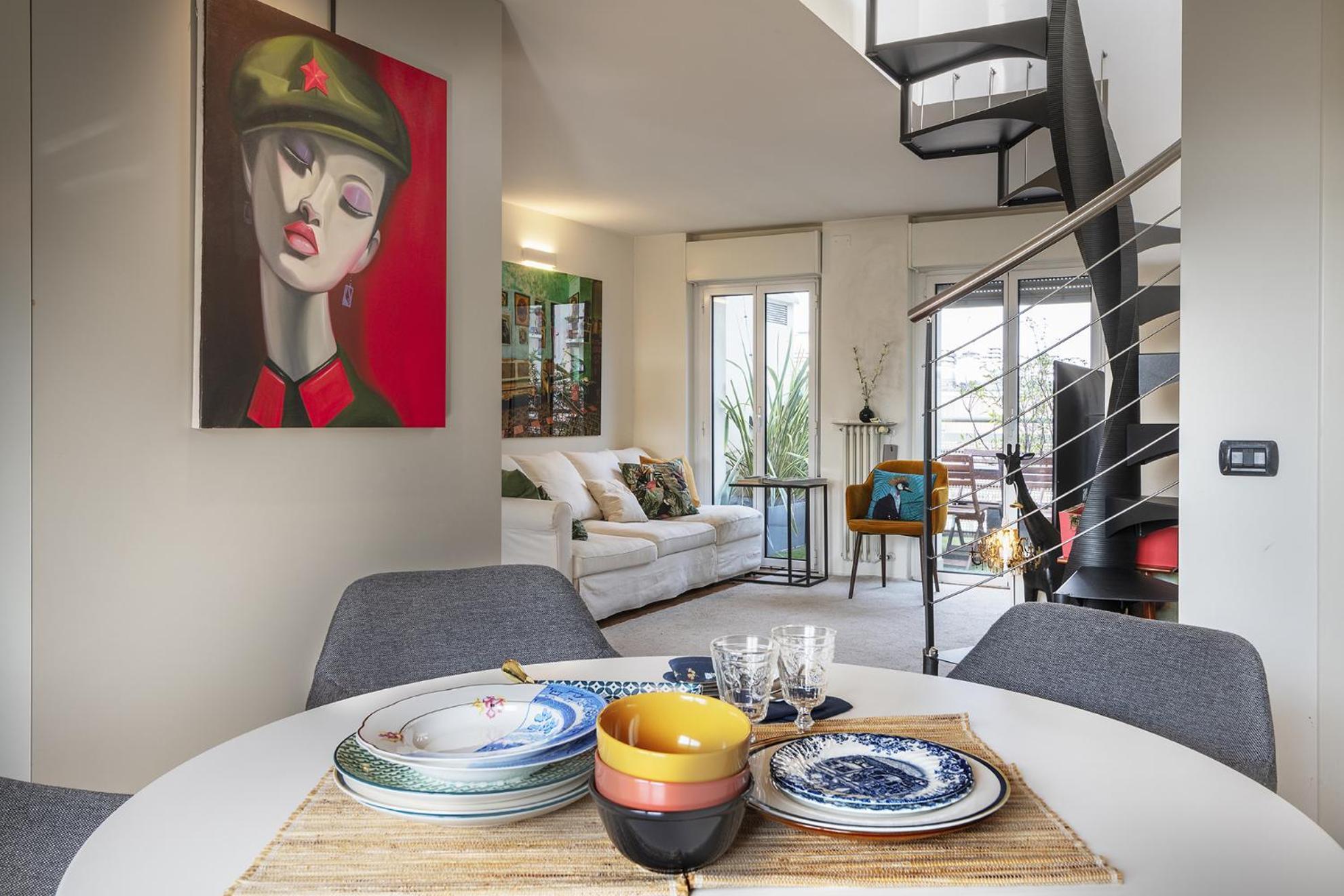 Apartamento Giresio 41 - Your Penthouse With Rooftop Garden In Navigli - Wifi Milán